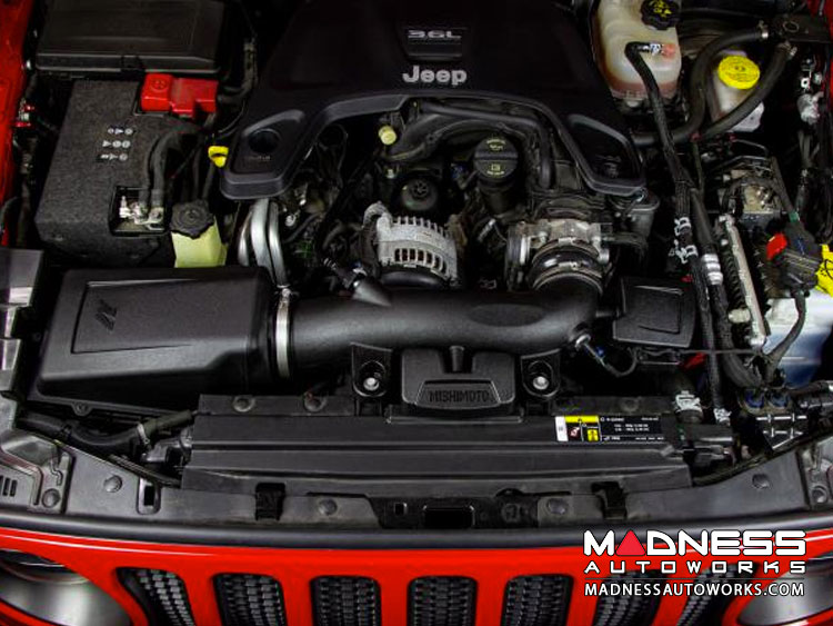 Jeep Wrangler JL Performance Air Intake - 3.6L V6 - Oiled Filter by Mishimoto